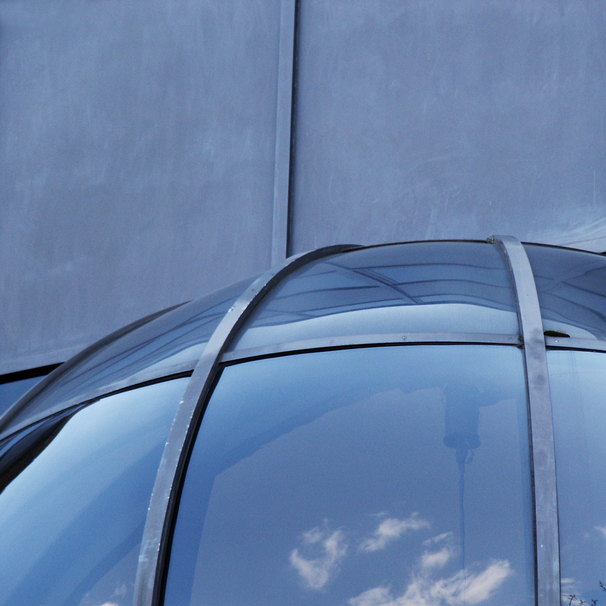 Polycarbonate sheet used to create a dome